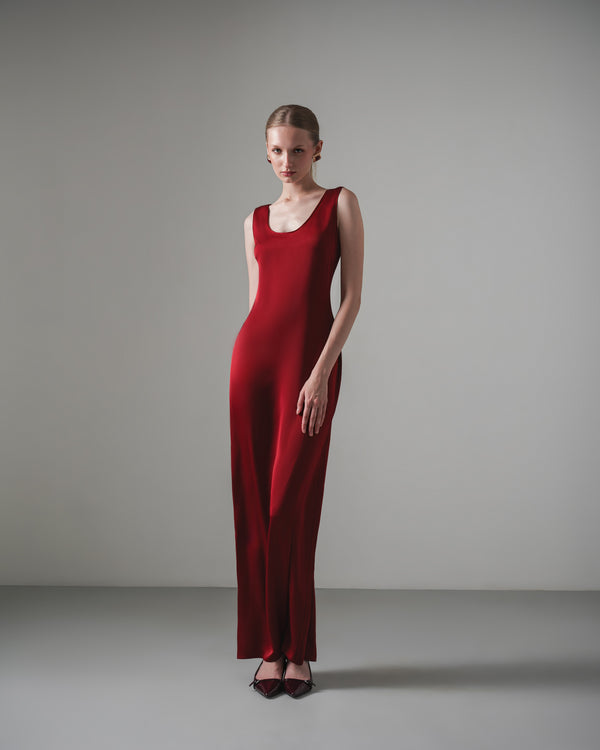 Silk Red Gown